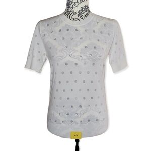 Karl Lagerfeld short sleeve sweater size small​